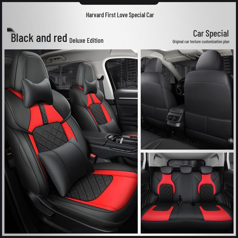 CLY Custom Full-Cover Leather Seat Cushion for Haval First Love