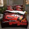 Disney Cars Lightning Mcqueen Bedding Set Cool Racing Duvet Cover With Pillowcases Cute Cartoon Quilt Cover Home Decor For Kids