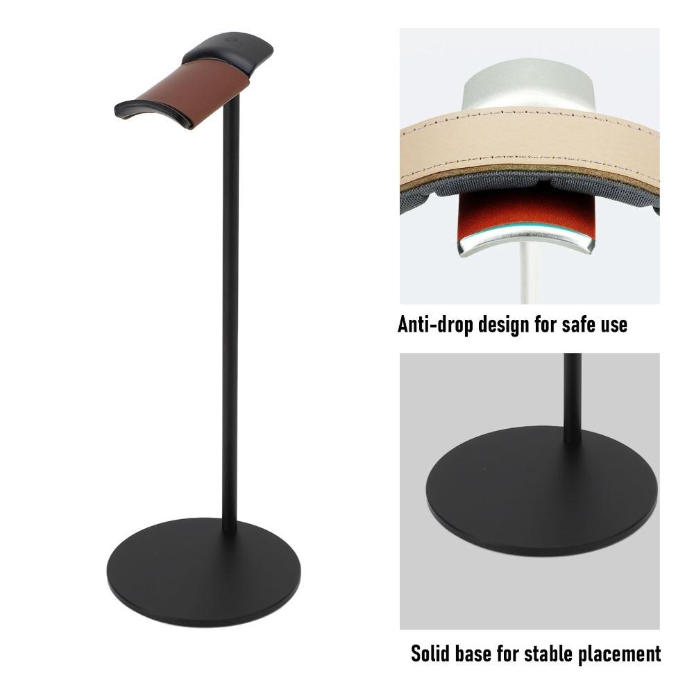 with Supporting Bar Detachable Headphone Stand Aluminum Alloy Earphone Stand  Desktop Use