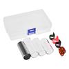 Guitar Slides Set Includes 3 Glass Slides (5.1cm/ 6cm/ 7cm) + 1 Stainless Steel Slide (6cm) + 4pcs