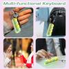 Portachiavi Tastiera LED Giocattoli Fidget Clicker di Cristallo Giocattolo Sensoriale Per Alleviare lo Stress Portachiavi Tastiera Gadget Fidget Per Adulti Bambini