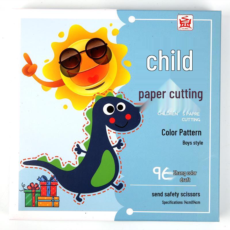 Kids' 3D Fun Origami & Paper Cutting Book Set for Ages 2-3