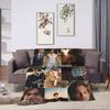 James Beaufort Flannel Blanket  Soft Warm Throw Blanket for Home Decor Camping Funny Bedspread Sofa Bed Cover