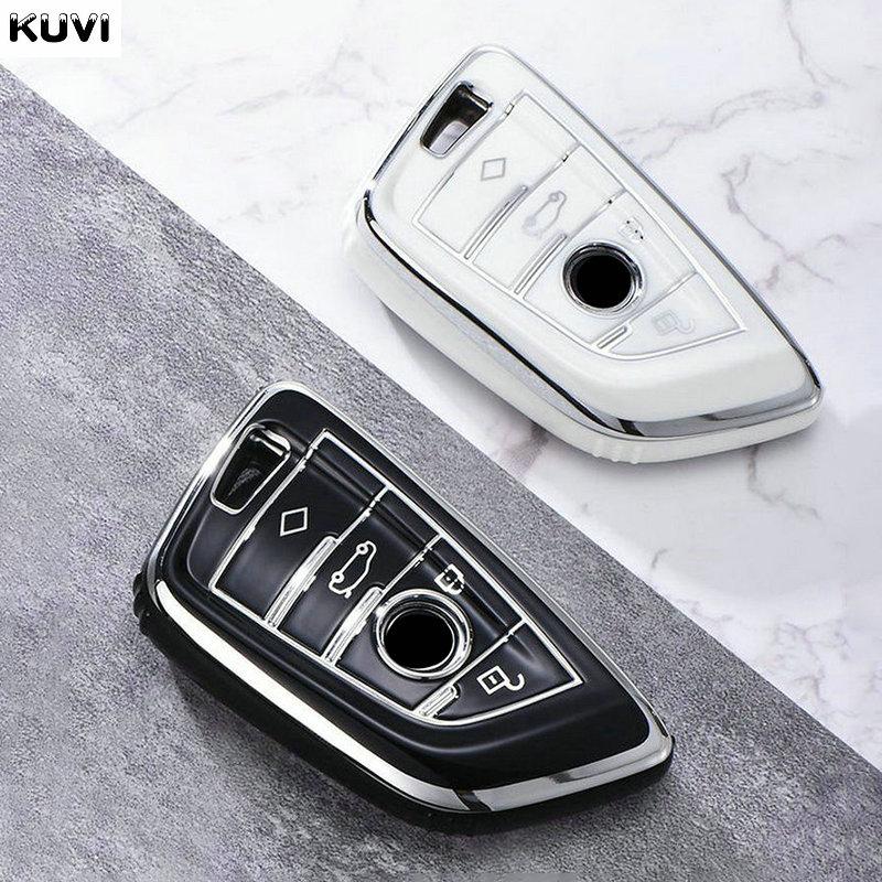 Soft Tpu Car Remote Key Case Cover Shell For Bmw X1 X3 X5 X6 X7 1 3 5 6 7 Series G20 G30 G11 F15 F16 G01 G02 F48 Car Accessories