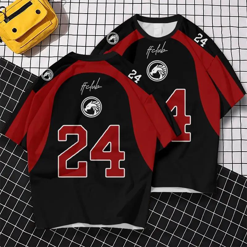 Printed short sleeved T-shirt basketball T-shirt breathable top