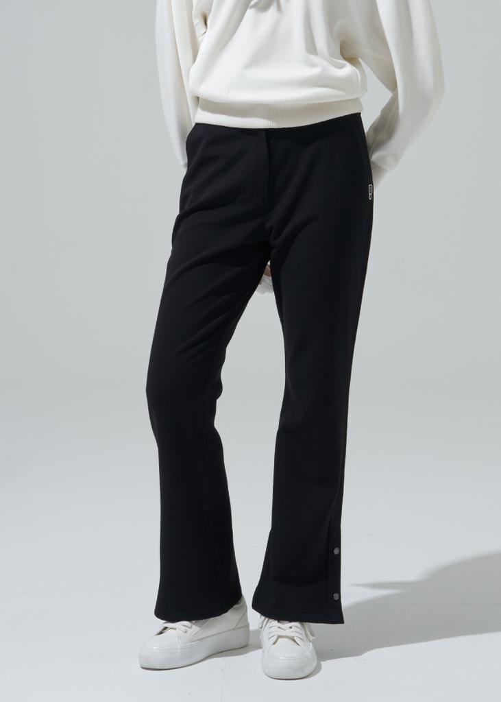 BLUDOT Fleece-Lined Bootcut Pants_Bk
