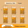 ZISIZ Durable Tempered Glass Mug