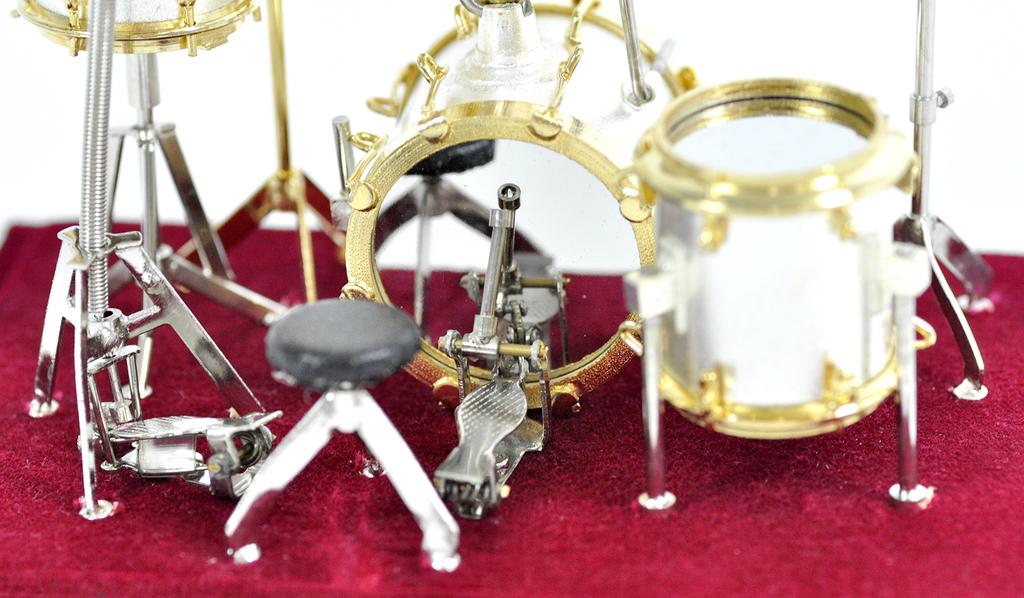 SUNRISE SOUND HOUSE Sunrise Sound House Miniature Musical Instrument Drum Set 1/18