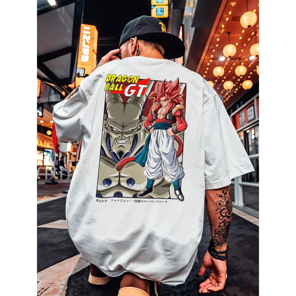 Son Goku Dragon Ball Japanese Anime Men Women Summer T-shirt Harajuku Retro Short Sleeve Loose Oversized Casual Comfort Y2k Top
