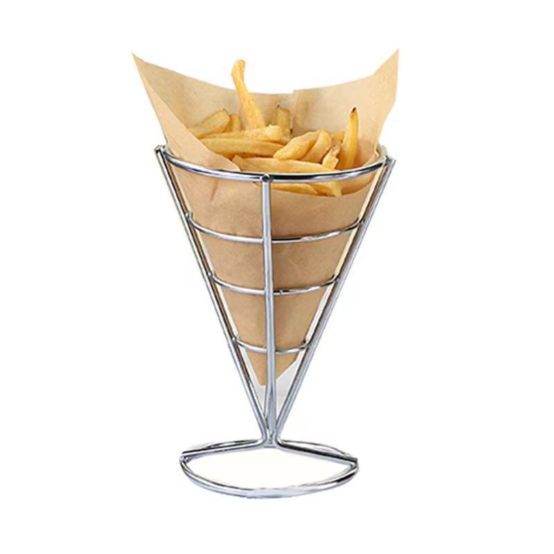 Creative Snack Basket: French Fries, Chicken Wings, Fried Chicken, Bread, and Bar Snack Holder