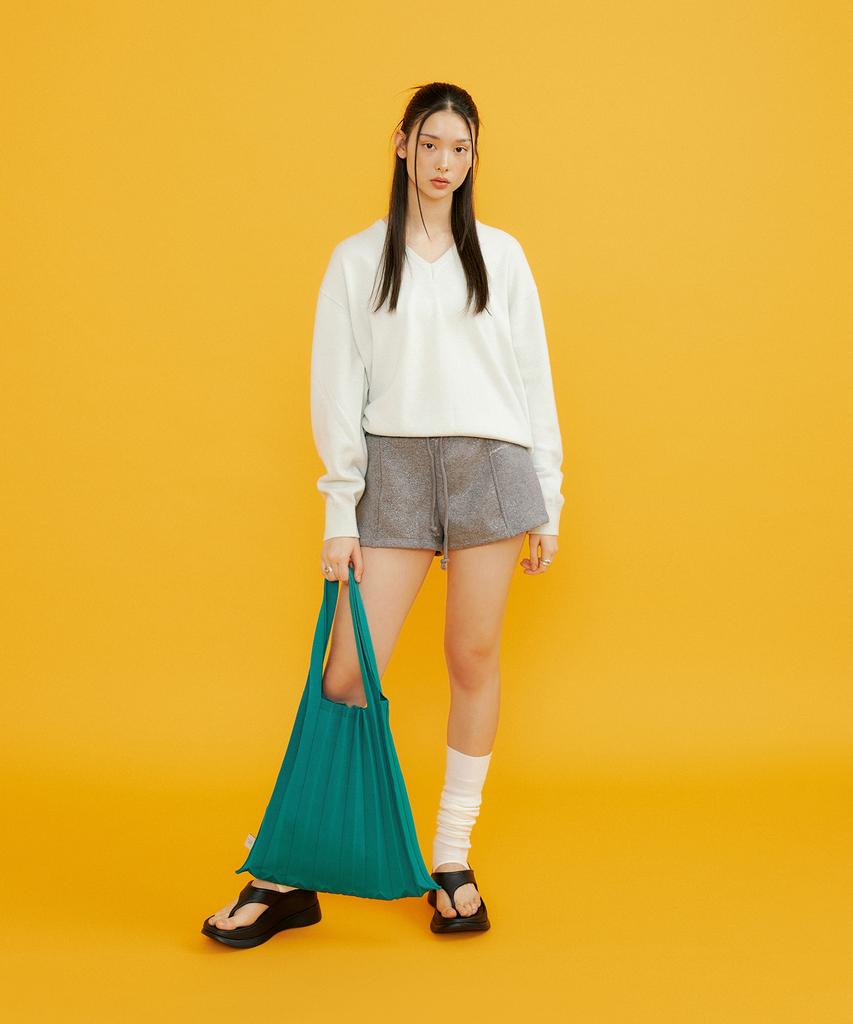 Pleatsmama Shoulder Bag Turquoise
