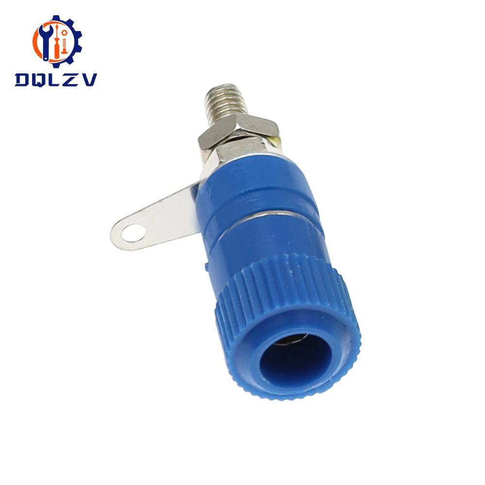 Terminal Blocks JS-910B 4mm Amplifier Terminal Connector Binding Post Banana Plug Jack Mount