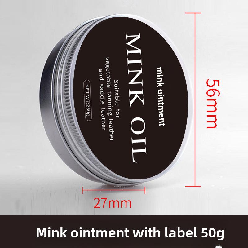 High-End Genuine Leather Mink Oil Care Cream for Jackets and Women's Bags - Moisturizing Maintenance