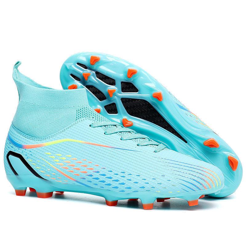 C Romesi high-top football shoes for boys and boys, broken nails for training, long nails for sports, competition shoes