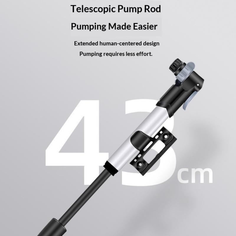 Portable Mini Bike Pump With Bracket Hand Cycling Mountain Bike Air Pump Bicycle Tire Inflator Bicycle Parts