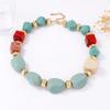 European and American Simple Fashion Versatile Daily Irregular Geometric Beads CCB Exaggerated Necklace Women's Necklace Accessories