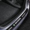 Car trunk scratch strip, trunk protection collision strip For Skoda Octavia MK2 MK3 2 3 A7 Fabia Karoq Kodiaq Superb Rapid Kamiq