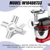 Double-Sided Grinding Cross Blade with Square Hole, Meat Grinder Replacement Blade, Stainless Steel Cutter for Electric Meat