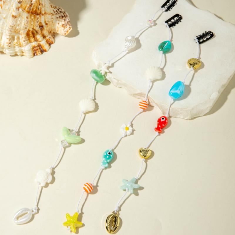 Accessories, Beach Conch Shell Braided Headwear Ins Punk Trend Braided Hair Dirty Braided Hair Accessories