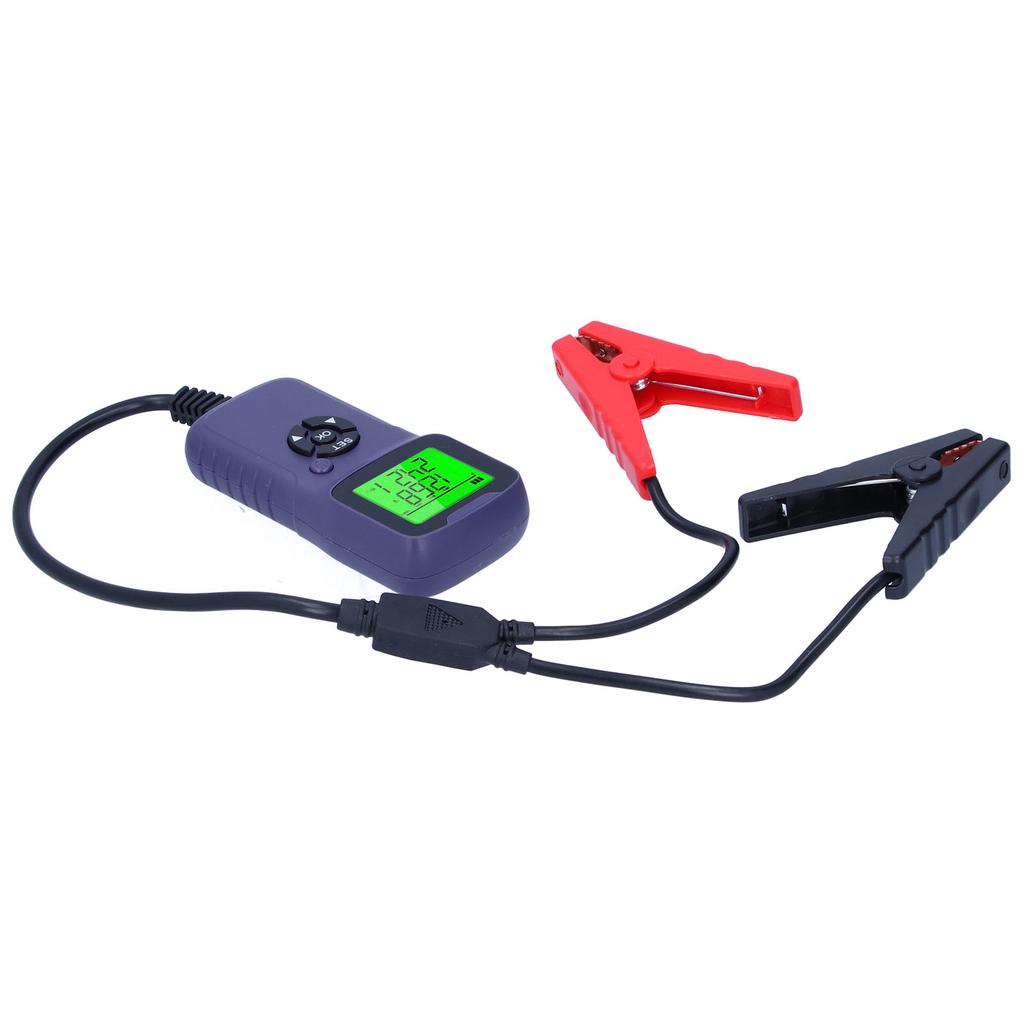 A300 Digital Car Battery Tester LCD Battery Test Analyzer Auto Test Diagnostic ToolsPurple
