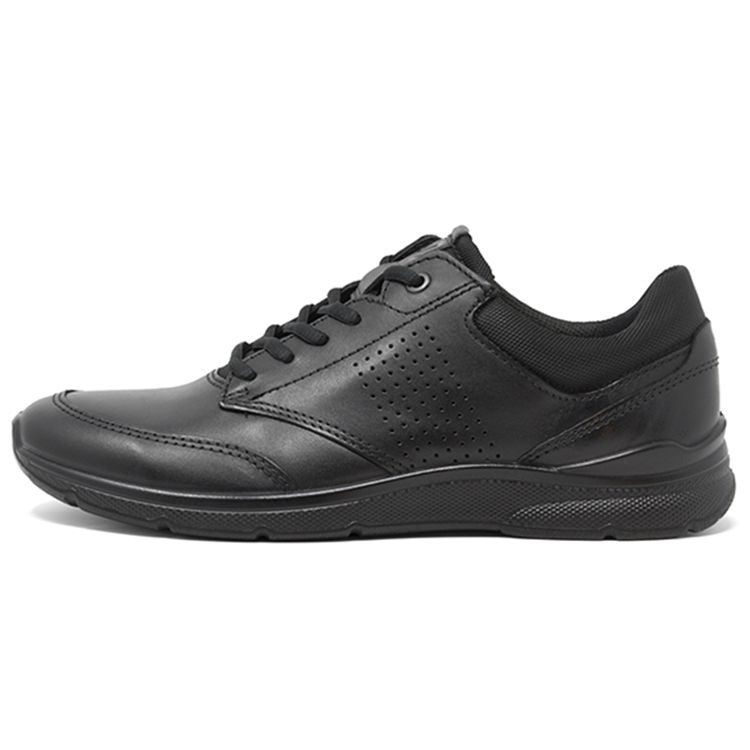 Ecco Irving Series Leather Fabric Lace-Up