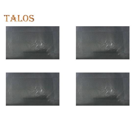 Zestaw 4 podkładek z tworzywa PVC, odpornych na ciepło, tkanych podkładek na stół, łatwych do czyszczenia, zmywalnych, ochraniaczy na stół, nowoczesnych dekoracji stołu