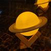 20233D Saturn Light On, Ambient Light, LED Small Night Light, Hand Drawn DIY Planet Light, Induction Bedside Light