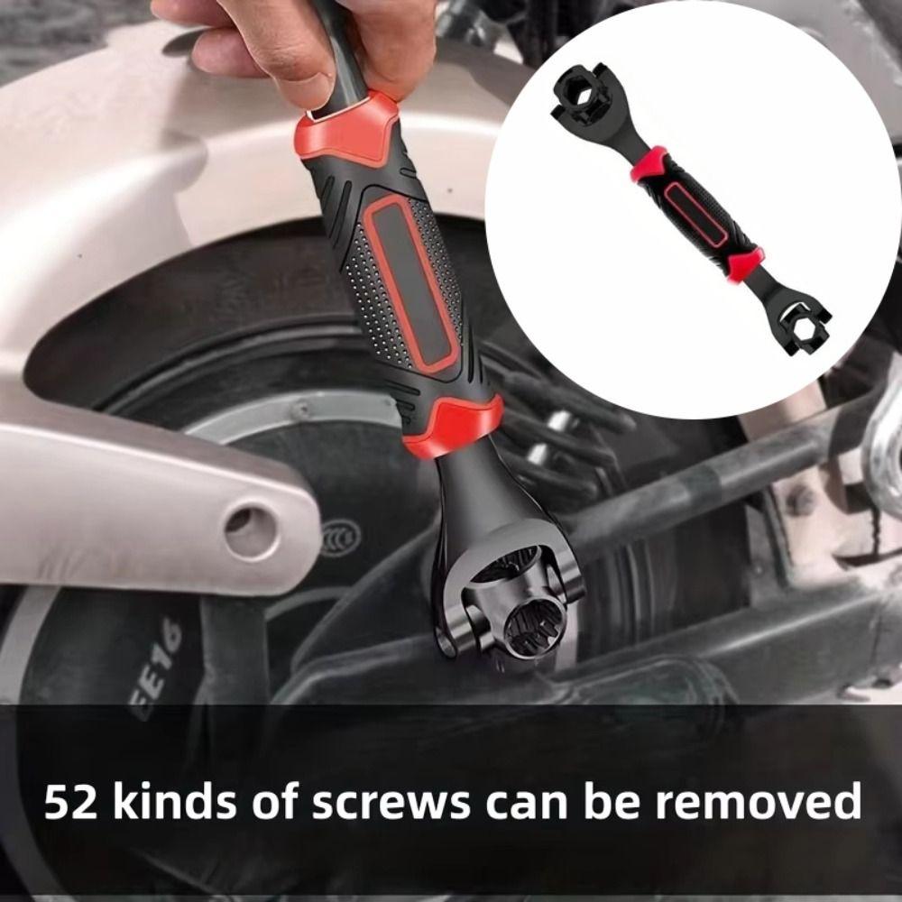 8-in-1 Function Socket Wrench 360 Degree Rotation Multipurpose Tiger Wrench  Home Maintenance