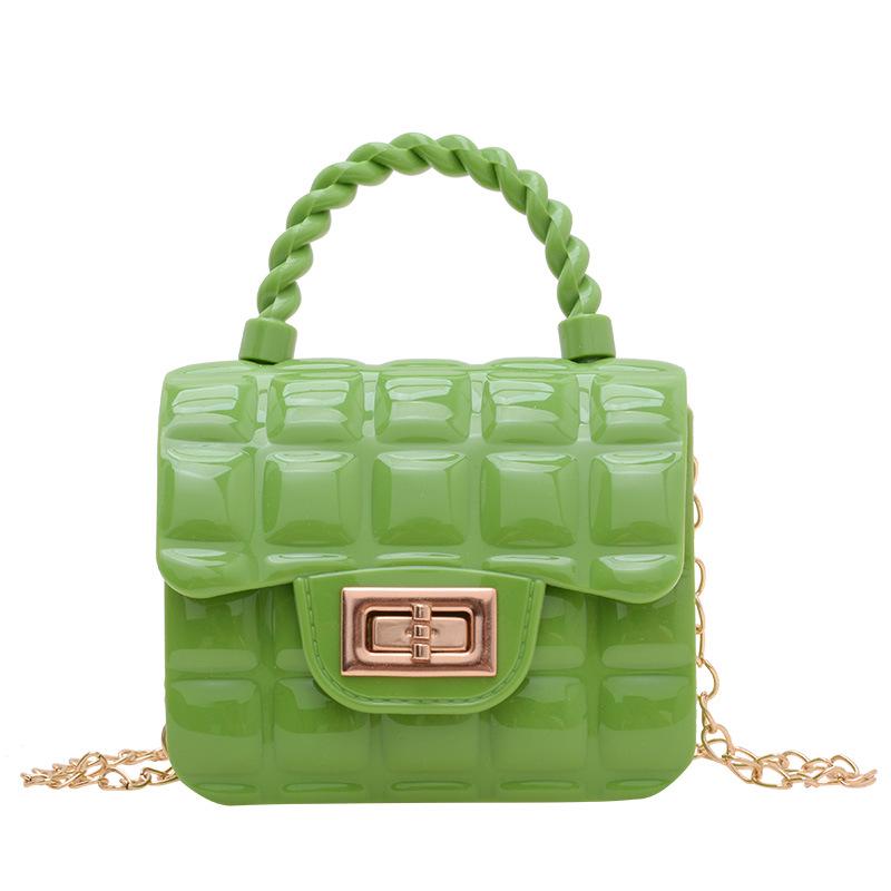 2025 Summer Women s PVC Quilted Gingham Crossbody Handbag 980₽