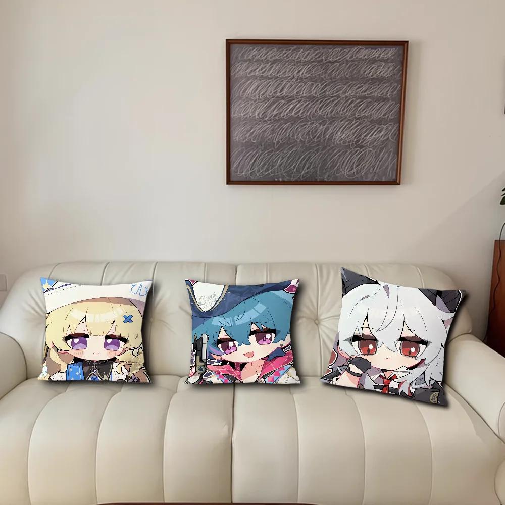 Anime Character Pillowcases Office Car Sofa Bed Cushion Cover Home Bedroom Decoration
