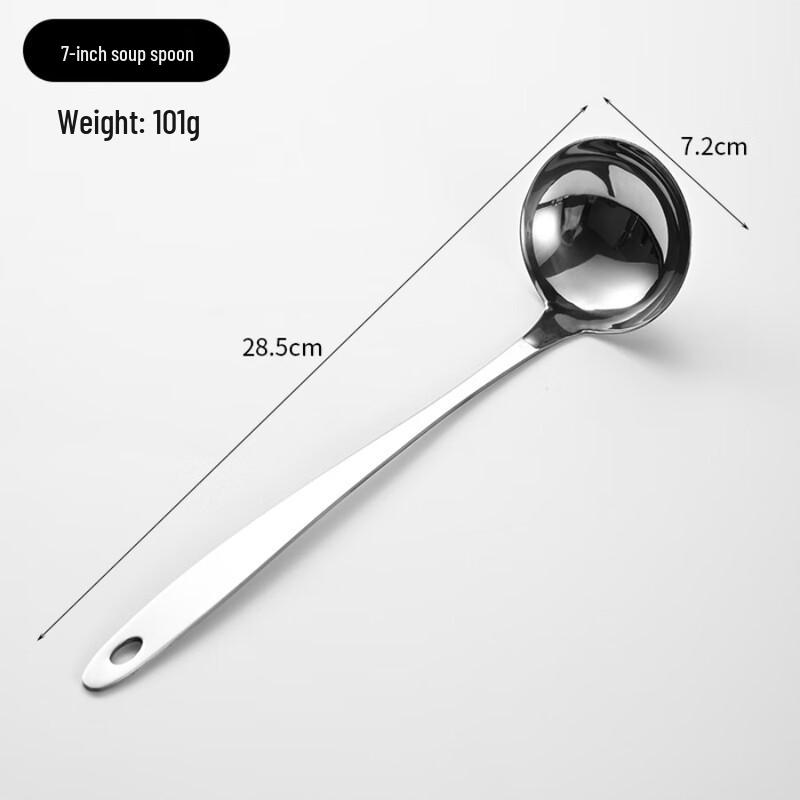 ZISIZ Zestaw chochli do zupy z długim uchwytem 6 cm