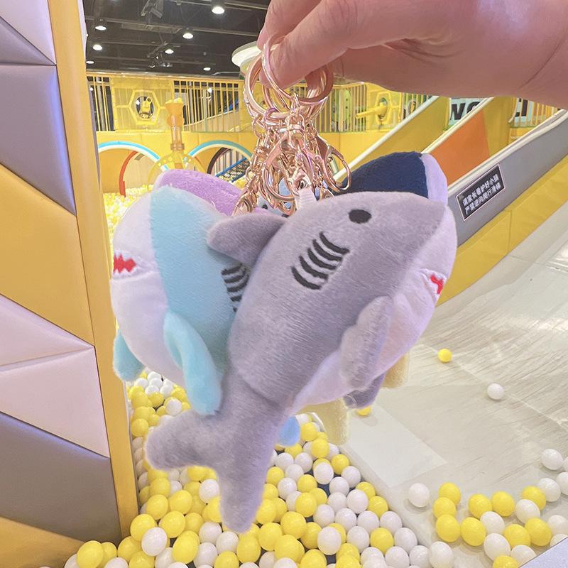 Милый плюшевый брелок-акула и подвеска для сумки 11cm tall