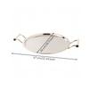 Metal Serving Tray with Handles Elegant Versatile