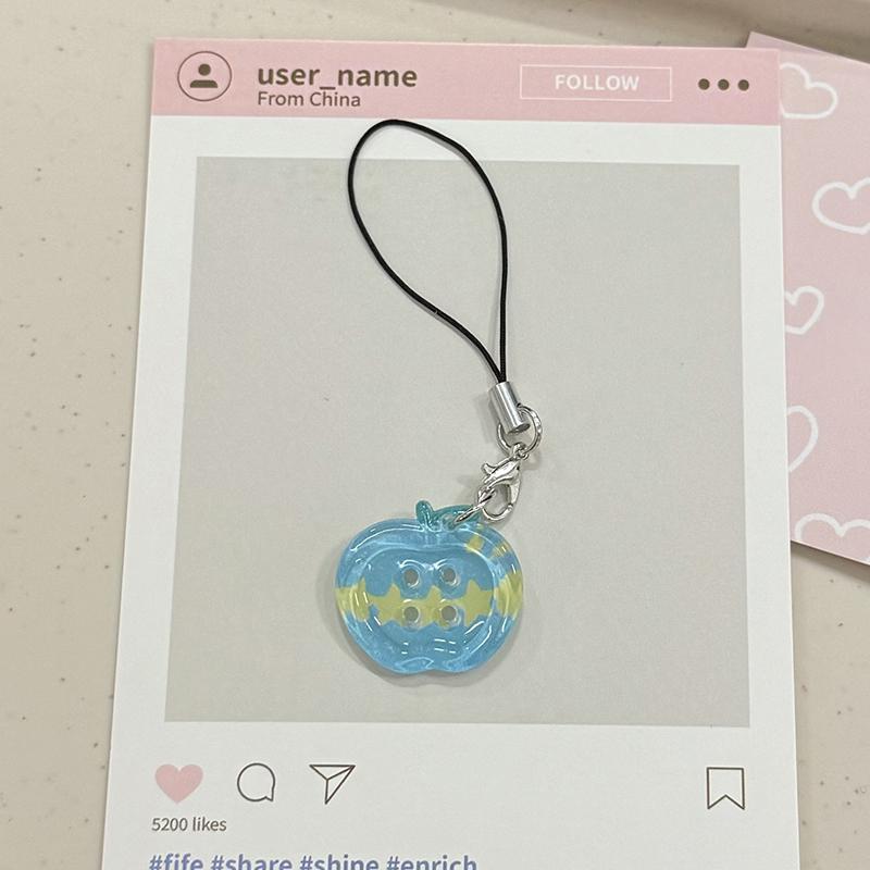 Cute Button Phone Charms Pendant Kawaii New Cases Mini Pendants Accessories For Schoolbag Ins Korea