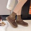 2025 autumn and winter shoes Velcro fleece thickened Boken shoes Velcro versatile non-slip warm cotton boots
