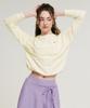 Leijibi Air Pastel String Loose Fit Women'S Long Sleeve Rash Guard Coconut Milk