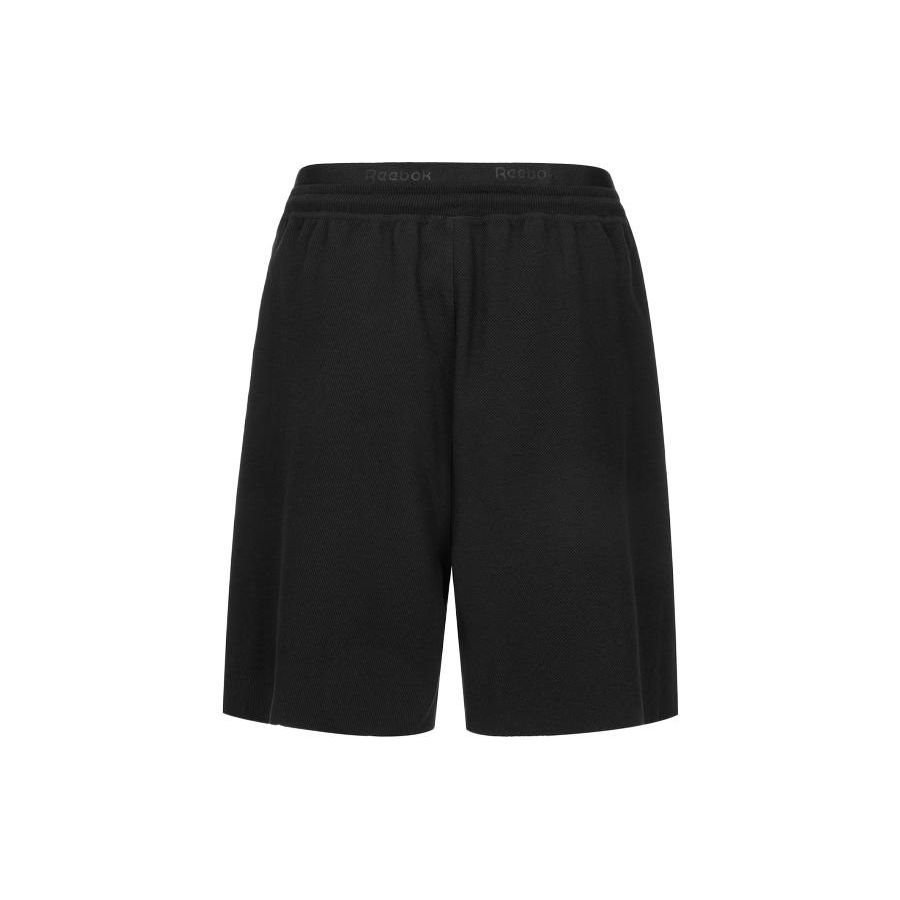 Reebok Beats High Waist Casual Shorts Women Shorts Black 23RCS620W001