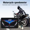 Motorcycle LCD Screen Instrument Otorcycle Electronic Dashboard Moto Speedometer Water Temperature Odometer with Sensor Bracket