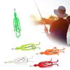 Fishing Tackle Sea Fishing Skirt Soft Lures with Double Barbed Hook Squid Skrit Lure 15cm 10g Artificial Baits