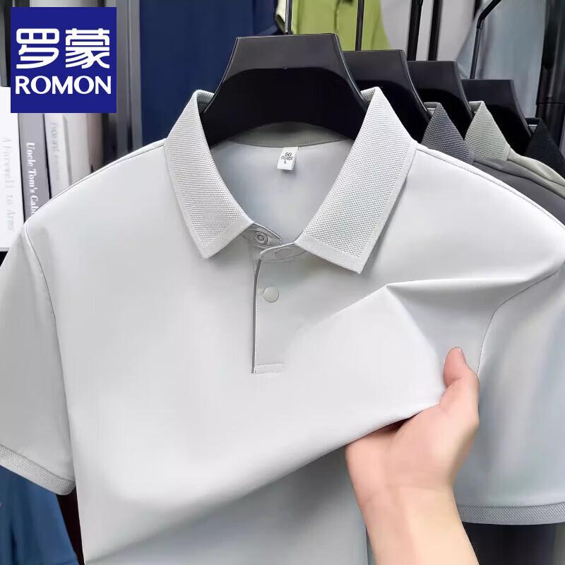 Luomen Men s Loose-Fit Short-Sleeve Polo Shirt L