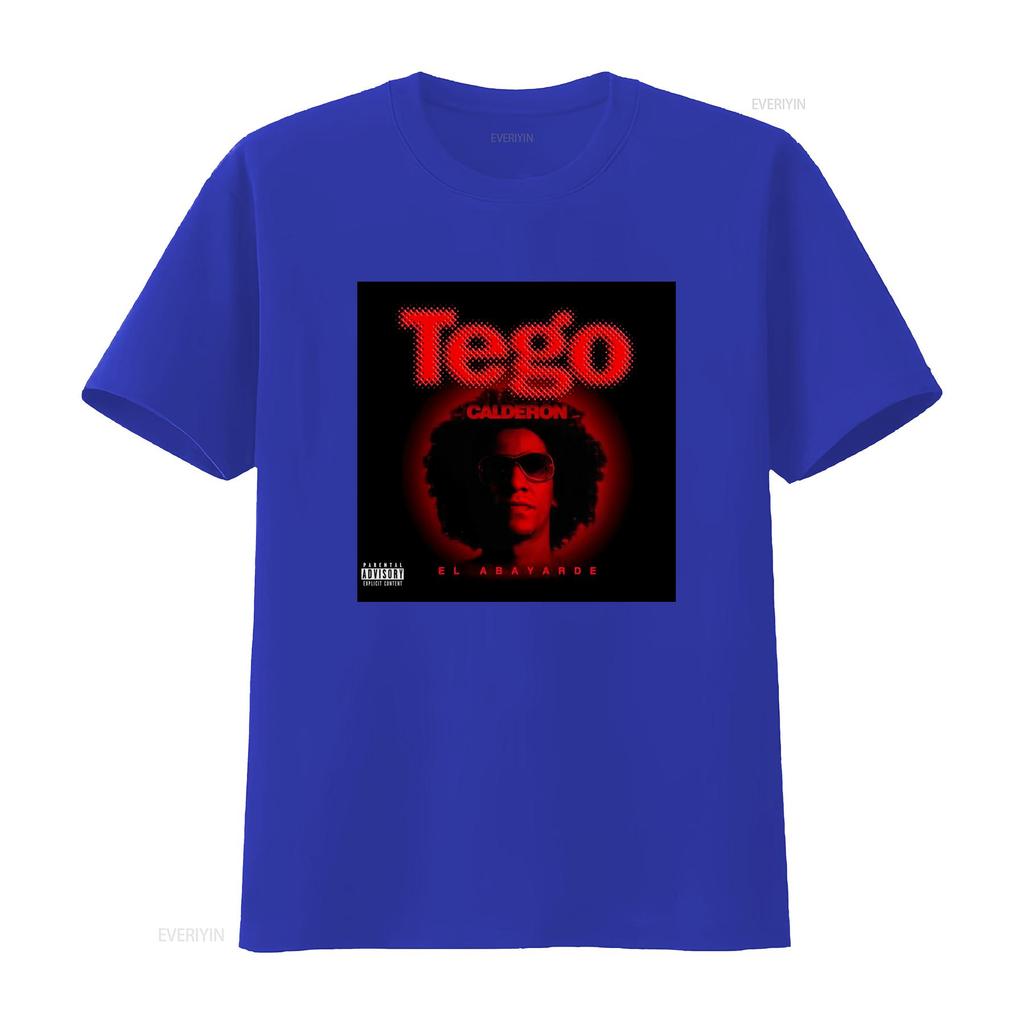 Tego Calderon El Abayarde Album T Shirt Size S XL Vintage Washed Top For Everyday Wear Soft Unisex Comfortable Streetwear