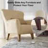 1Pcs Anti-abrasion Furniture Leg Slider Pads Self-Adhesive Floor Protector Easy Move Heavy Table Sofa Slider Mat Chair Fittings