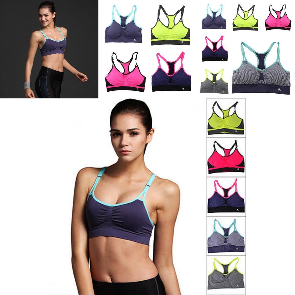 2022 Women's High-impact Sports Bra Breathable Nylon Mesh Beautiful Back Gym Bra
