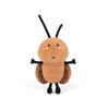 1PC Doll Cockroach Plush Doll Little Strong Doll Ugly Cute Plush Toy Funny Birthday Gift Caramel Brown Autumn Atmosphere Doll