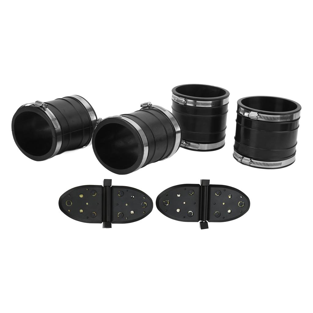 Sada hadic vlnovce výfuku typu Y Klapka vodní clony Spodní Horní 32‑14358T Náhrada pro motory Mercruiser V6 V8