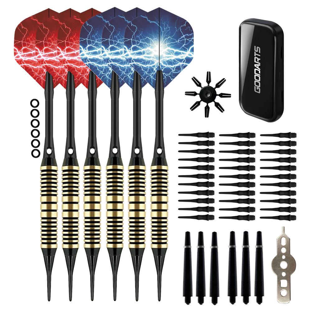 Soft Tip Darts Set Aluminum Shaft Professional Darts Plastic Tip Sets 2BA Replacement Tips