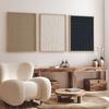 Modern Neutral Abstract Poster Wall Art Set of 3 Simple Line Print Posters Beige Minimalist Wall Art Decor for Living Room
