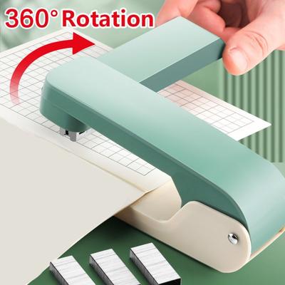 Use 24/6 Staples Long Stapler Heavy Duty Bookbinding Machine Creative Stapler  School Office