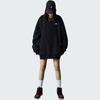 Lining Sports Fashion Series Logo Embossed Fleece Pullover Sweatshirt Unisex Tops Black AWDPD19-12