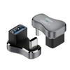 Adaptador OTG Tipo C/USB Fêmea para Tipo C Macho Carregador 140W 20Gbps Conector USB3.1 10Gbps 4K 60Hz para Celular Teclado Mouse